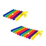 Maxbell Pipeline Challenge Ice Breaker Group Games Pipeline Kit for Gym Teens Adults 6 Half Pipes