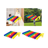 Maxbell Pipeline Challenge Ice Breaker Group Games Pipeline Kit for Gym Teens Adults 6 Half Pipes