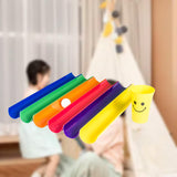 Maxbell Pipeline Challenge Ice Breaker Group Games Pipeline Kit for Gym Teens Adults 6 Half Pipes