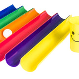 Maxbell Pipeline Challenge Ice Breaker Group Games Pipeline Kit for Gym Teens Adults 6 Half Pipes