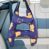 Maxbell Travel Car Seat Support Body and Head Easy to Install Children Travel Pillow