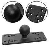 Maxbell Marine Electronic Plate with 38.1mm/1.50inch Ball Portable Fish Finder Mount