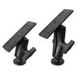 Maxbell Marine Electronic Plate with 38.1mm/1.50inch Ball Portable Fish Finder Mount