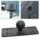 Maxbell Marine Electronic Plate with 38.1mm/1.50inch Ball Portable Fish Finder Mount