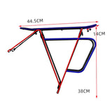 Maxbell Rear Bike Rack Shelf Riding Durable Portable Bicycle Rear Luggage Cargo Rack Unilateral