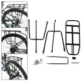 Maxbell Bicycle Rear Cargo Rack 75kg Load Bearing Shelf Outdoor Bicycle Carrier Rack