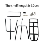 Maxbell Bicycle Rear Cargo Rack 75kg Load Bearing Shelf Outdoor Bicycle Carrier Rack