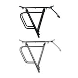 Maxbell Bicycle Rear Cargo Rack Biking 75kg Heavy Duty Aluminum Alloy Rear Bike Rack Black