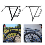 Maxbell Bicycle Rear Cargo Rack Biking 75kg Heavy Duty Aluminum Alloy Rear Bike Rack Black
