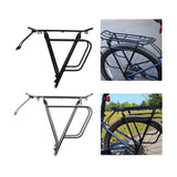 Maxbell Bicycle Rear Cargo Rack Biking 75kg Heavy Duty Aluminum Alloy Rear Bike Rack Black