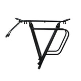Maxbell Bicycle Rear Cargo Rack Biking 75kg Heavy Duty Aluminum Alloy Rear Bike Rack Black