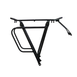 Maxbell Bicycle Rear Cargo Rack Biking 75kg Heavy Duty Aluminum Alloy Rear Bike Rack Black