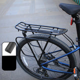 Maxbell Bicycle Rear Cargo Rack Biking 75kg Heavy Duty Aluminum Alloy Rear Bike Rack Black