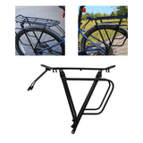 Maxbell Bicycle Rear Cargo Rack Biking 75kg Heavy Duty Aluminum Alloy Rear Bike Rack Black