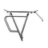 Maxbell Bicycle Rear Cargo Rack Biking 75kg Heavy Duty Aluminum Alloy Rear Bike Rack Gray