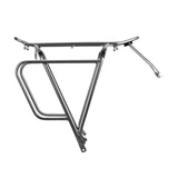Maxbell Bicycle Rear Cargo Rack Biking 75kg Heavy Duty Aluminum Alloy Rear Bike Rack Gray
