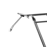 Maxbell Bicycle Rear Cargo Rack Biking 75kg Heavy Duty Aluminum Alloy Rear Bike Rack Gray