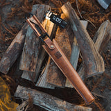 Maxbell Campfire Tongs 17" Steel Firewood Tongs for Cooking Camping Indoor Outdoor