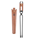 Maxbell Campfire Tongs 17" Steel Firewood Tongs for Cooking Camping Indoor Outdoor