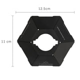 Maxbell Camping Lampshade Compatible Outdoor Lamp Cover for Kitchen Farmhouse Office Black