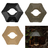 Maxbell Camping Lampshade Compatible Outdoor Lamp Cover for Kitchen Farmhouse Office Black