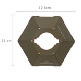 Maxbell Camping Lampshade Compatible Outdoor Lamp Cover for Kitchen Farmhouse Office Green