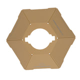 Maxbell Camping Lampshade Compatible Outdoor Lamp Cover for Kitchen Farmhouse Office Khaki