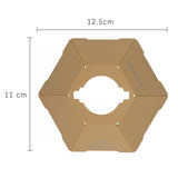 Maxbell Camping Lampshade Compatible Outdoor Lamp Cover for Kitchen Farmhouse Office Khaki