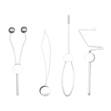 Maxbell 4Pcs Fly Tying Tools Kit Equipment Fly Tying Accessories Threader