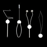 Maxbell 4Pcs Fly Tying Tools Kit Equipment Fly Tying Accessories Threader