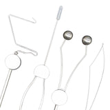 Maxbell 4Pcs Fly Tying Tools Kit Equipment Fly Tying Accessories Threader