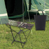 Maxbell Camping Folding Stool Lightweight Compact Camp Stool for Travel Garden 30cmx17cmx29cm