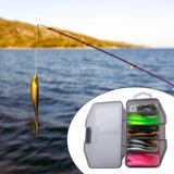 Maxbell 40Pcs Soft Fishing Lures Practical Sea Worm Soft Lure for Crappie Trout Bass