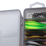 Maxbell 40Pcs Soft Fishing Lures Practical Sea Worm Soft Lure for Crappie Trout Bass