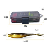 Maxbell 40Pcs Soft Fishing Lures Practical Sea Worm Soft Lure for Crappie Trout Bass