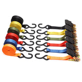 Maxbell Cargo Ratchet Strap Working Load Capacity Sturdy Accessories for Motorcycles Black