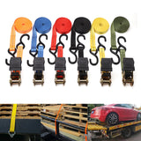 Maxbell Cargo Ratchet Strap Working Load Capacity Sturdy Accessories for Motorcycles Black