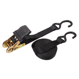 Maxbell Cargo Ratchet Strap Working Load Capacity Sturdy Accessories for Motorcycles Black