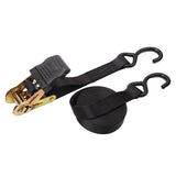 Maxbell Cargo Ratchet Strap Working Load Capacity Sturdy Accessories for Motorcycles Black