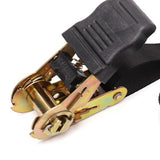 Maxbell Cargo Ratchet Strap Working Load Capacity Sturdy Accessories for Motorcycles Black