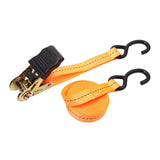 Maxbell Cargo Ratchet Strap Working Load Capacity Sturdy Accessories for Motorcycles Orange