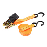 Maxbell Cargo Ratchet Strap Working Load Capacity Sturdy Accessories for Motorcycles Orange