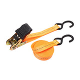 Maxbell Cargo Ratchet Strap Working Load Capacity Sturdy Accessories for Motorcycles Orange