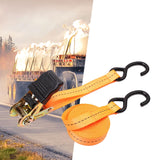 Maxbell Cargo Ratchet Strap Working Load Capacity Sturdy Accessories for Motorcycles Orange