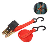 Maxbell Cargo Ratchet Strap Working Load Capacity Sturdy Accessories for Motorcycles Red