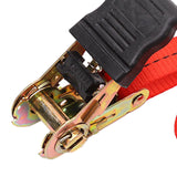 Maxbell Cargo Ratchet Strap Working Load Capacity Sturdy Accessories for Motorcycles Red