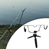 Maxbell Ice Fishing Rod Holder for Ground Bracket Rack Fishing Rod Rest Fishing Aid