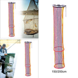 Maxbell Fishing Net Nylon Fishing Basket for Fish Live Fish Keeping Accessories Tool 1.5m