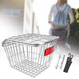 Maxbell Rear Bike Basket Bicycles for Most Rear Bike Racks Kid Folding Bikes Camping