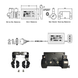 Maxbell Bike LCD Display Bracket Strong Bike Accessories Mount for LCD3 LCD8HU LCD3U